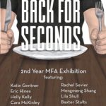 Advertisement for the Back for Seconds exhibition