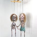 Artwork of puppets