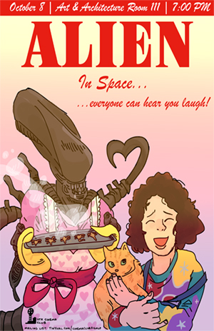 Alien in SPace Poster