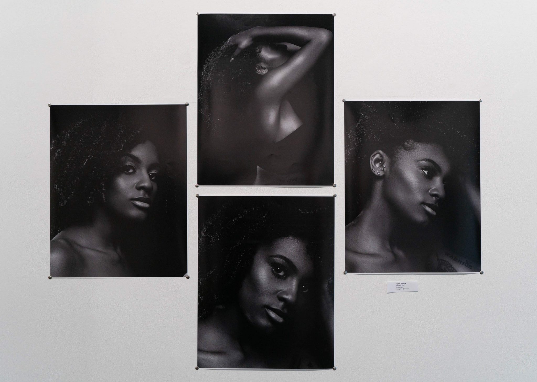 Black and white portraits of Black women