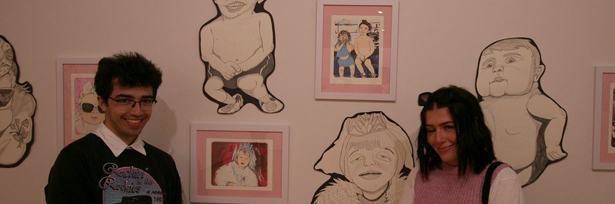 Images of the "Baby Show" artworks