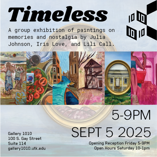 Poster for Timeless with images of of painted houses, food, and people.
